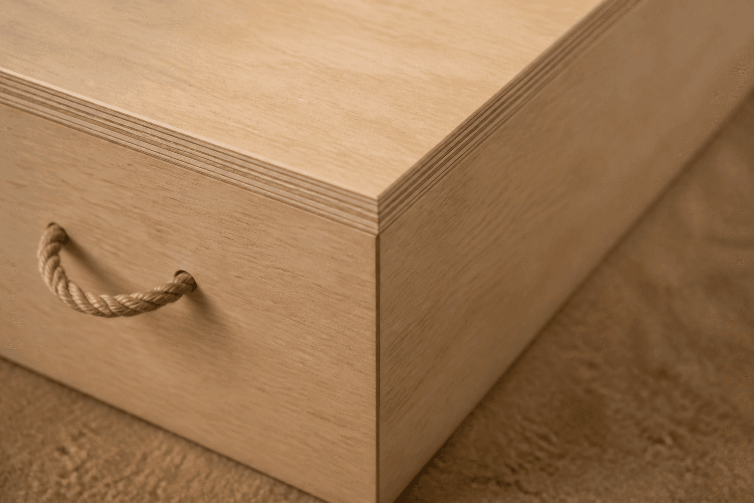 Standard Plywood Casket 2